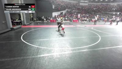 54 lbs Cons. Round 4 - Corbin Benter, Valders vs Blake Amundson, Freedom
