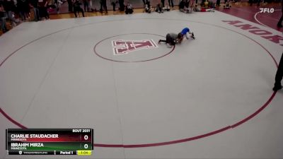 63 lbs Cons. Semi - Charlie Staudacher, Minnesota vs Ibrahim Mirza, Minnesota