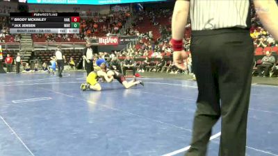 2A-150 lbs Cons. Round 3 - Jax Jensen, Winterset vs Brody McKinley, Harlan Community