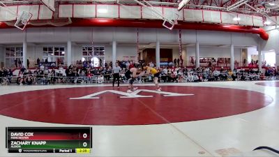 174 lbs Cons. Round 3 - David Cox, Manchester vs Zachary Knapp, Albion