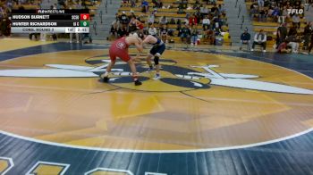 149 lbs Cons. Round 2 - Hudson Burnett, Saint Cloud State vs Hunter Richardson, Iowa Central Community College