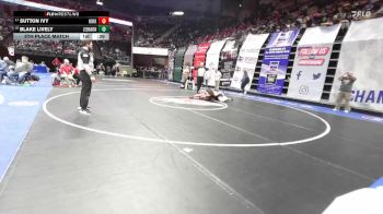 190 Class 4 lbs 5th Place Match - Sutton Ivy, Kirkwood vs Blake Lively, Lebanon