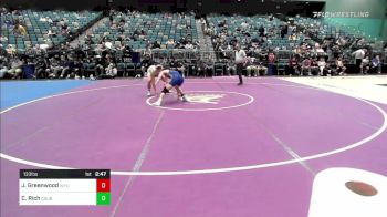 133 lbs Semifinal - Job Greenwood, Wyoming vs Chance Rich, Cal State Bakersfield