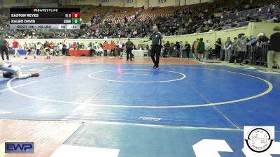 108 lbs Consi Of 16 #1 - Easton Reyes, El Reno vs Kaleo Davis, Shawnee Wrestling