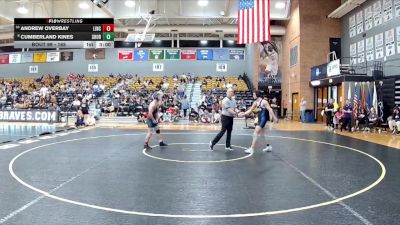 165 lbs Cons. Round 2 - Andrew Overbay, Lincoln Memorial vs Cumberland Kines, Shorter