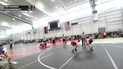 144 lbs Semifinal - Max Halverson, 208 Spartans vs Dallin Morissette, WAR Wrestling Club