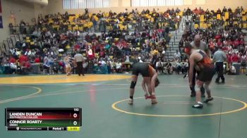132 lbs Champ. Round 2 - Landen Duncan, SOUTHINGTON CHALKER vs Connor Roarty, GREEN
