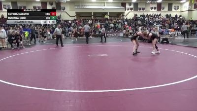 JV-9 lbs Quarterfinal - Sophia Casotti, Linn-Mar vs McKena Kirk, Prairie, Cedar Rapids