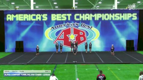 Alpha Company Tumbling and Cheer - Chaos [2025 L1 Youth - Flex Day 1] 2025 America's Best Indy Challenge