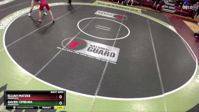 170 lbs Quarterfinal - Gaven Cimbura, Minnesota vs Elijah Matzke, Minnesota