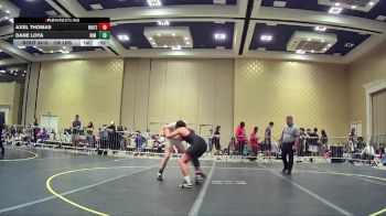 156 lbs Consi Of 16 #1 - Axel Thomas, Mater Academy vs Dane Loya, Rim Wrestling