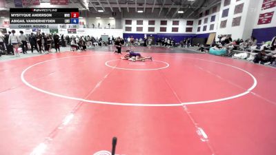 131 lbs Champ. Round 2 - Mystyque Anderson, Missouri Valley College vs Abigail Vanderheyden, Lindsey Wilson