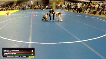 60 lbs Quarterfinals (8 Team) - Drake Cooreman, Wabasso vs Landon Thom, Sartell