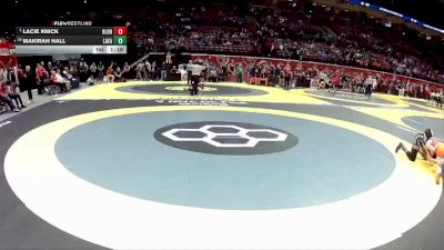 G-125 lbs Champ. Round 1 - Lacie Knick, G-Olen. Orange vs Makirah Hall, G-Lak. East