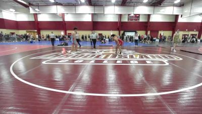 150 lbs Quarterfinal - Luciano Tumminello, Ridgefield vs Myles Burroughs, Northfield Mt. Hermon