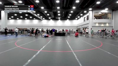 215 lbs Cons. Semis - Charlie Wilson, TN vs Matthew Polcyn, GA