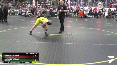 95 lbs Champ. Round 1 - Michael Vozar, The Sting vs Gabriel Nowak, Waterford WC