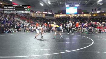 157 lbs 5th & 7th Place - Sam Dominick, Woodbury Central vs Jaxon Gordon, Riverside, Oakland