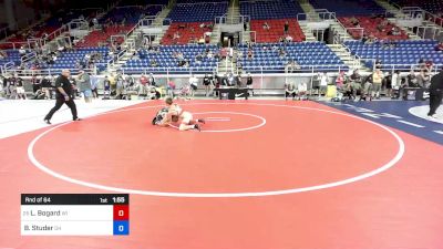 120 lbs Rnd Of 64 - Landen Bogard, WI vs Braydon Studer, OH