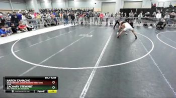 144 lbs Quarterfinal - Aaron Camacho, Bolingbrook Junior Raiders Wrestling Club vs Zachary Stewart, Fitz Wrestling Academy