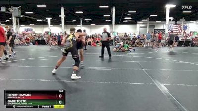 165 lbs Round 2 (6 Team) - Henry Damiani, Precision WC vs Gabe Tosto, Orchard South WC