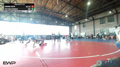 126 lbs Quarterfinal - Kierra Keys, MilLard South Wrestling Club vs Payton Patrick, Coweta Tiger Wrestling