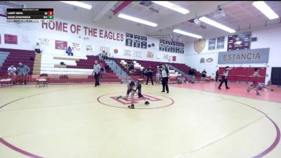 75-84 lbs Round 2 - Larry Meza, Monster Garage vs Owen Strathman, Mantanona Training Center
