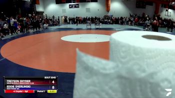 150 lbs Champ. Round 1 - Treyson Snyder, Wild Buffalo Wrestling Club vs Eddie Sherlinski, New River WC