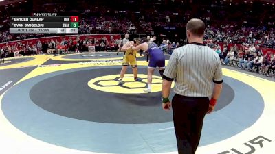 D3-285 lbs Cons. Semi - Brycen Dunlap, Monroeville vs Evan Smigelski, Swanton