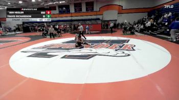 165 lbs Champ. Round 1 - Ben Hegler, Ohio Northern vs Travis Richardson, Heidelberg University