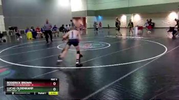 106 lbs Round 1 (8 Team) - Lucas Oldenkamp, Iowa Gold vs Roderick Brown, Brevard FCA-Alpha Dogz