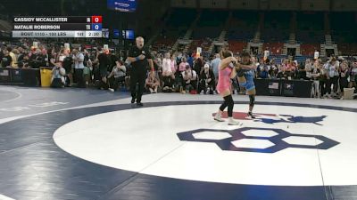 100 lbs Champ. Rd Of 32 - Cassidy McCallister, Iowa vs Natalie Roberson, Texas