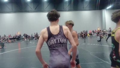 129 lbs Round 1 (8 Team) - Declan Hutt, Dayton Bandits vs Qwyntan Dyer, Mat Clash