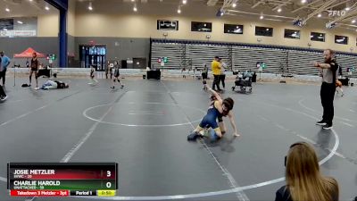 44-48 lbs Quarterfinal - Charlie Harold, Unattached vs Josie Metzler, SVWC