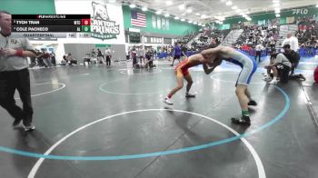 150 lbs Quarterfinal - Tyoh Tran, Mt Carmel vs Cole Pacheco, Alta Loma