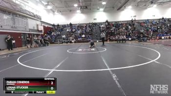 145 lbs Semifinal - Fabian Cisneros, Granger vs Logan Stucker, Tonasket