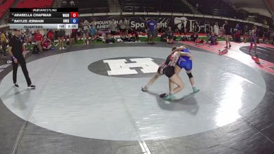 120 lbs Quarters - Arabella Chapman, Washington vs Baylee Jermain, Oregon