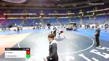220 lbs Semifinal - Gabe Fisher, Tennessee vs Alex Semenenko, NJ/NY