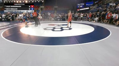 120 lbs Champ. Rd Of 32 - Cale Vandermark, IA vs Nico DeSalvo, IA