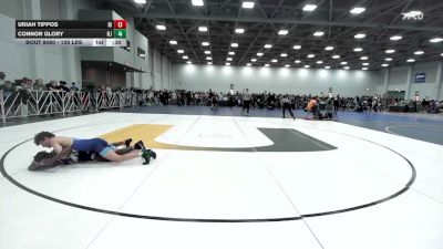 126 lbs Consi Of 64 #1 - Uriah Tippos, RI vs Connor Glory, NJ