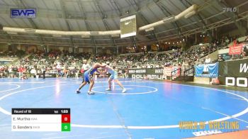 100 lbs Round Of 16 - Everett Murtha, Moen Wrestling Academy vs Damari Sanders, Sherman Challengers