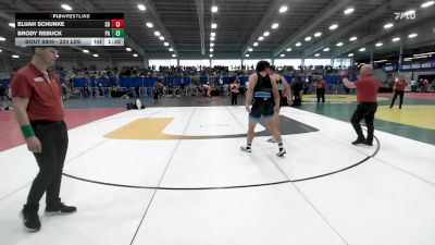 220 lbs 3rd Place - Elijah Schunke, SD vs Brody Rebuck, PA