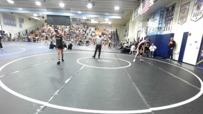 126 lbs Champ. Round 2 - Luca Blandino, Laguna Beach vs Andrew Gomez, Porteville