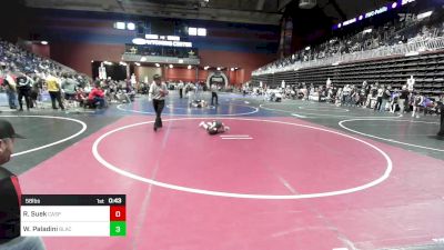 58 lbs Quarterfinal - Rhett Suek, Casper WC vs Weston Paladini, Black Fox Wrestling Academy