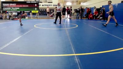 165 lbs Cons. Round 3 - Isaiah Grady, Northern Oklahoma College-Tonkawa vs Cooper Tillman, Northeast Oklahoma