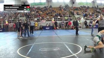 134 lbs Cons. Round 5 - Keegan Hanson, Hamilton Badin High School vs Musa Mnongerwa, None