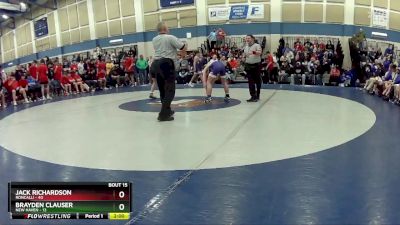 132 lbs Quarters & Wb (16 Team) - Brayden Clauser, New Haven vs Jack Richardson, Roncalli