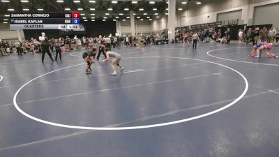 115 lbs Quarters - Isabel Kaplan, Central Indiana Academy Of Wrestling vs Samantha Cornejo, California