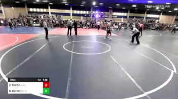 78 lbs Quarterfinal - Caine Martin, Sunkist Kids/Monster Garage vs Braiden Bartlett, 3F Wrestling