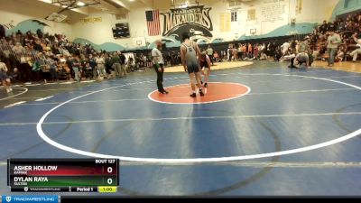 157 lbs Cons. Round 2 - Dylan Raya, Sultan vs Asher Hollow, Kamiak